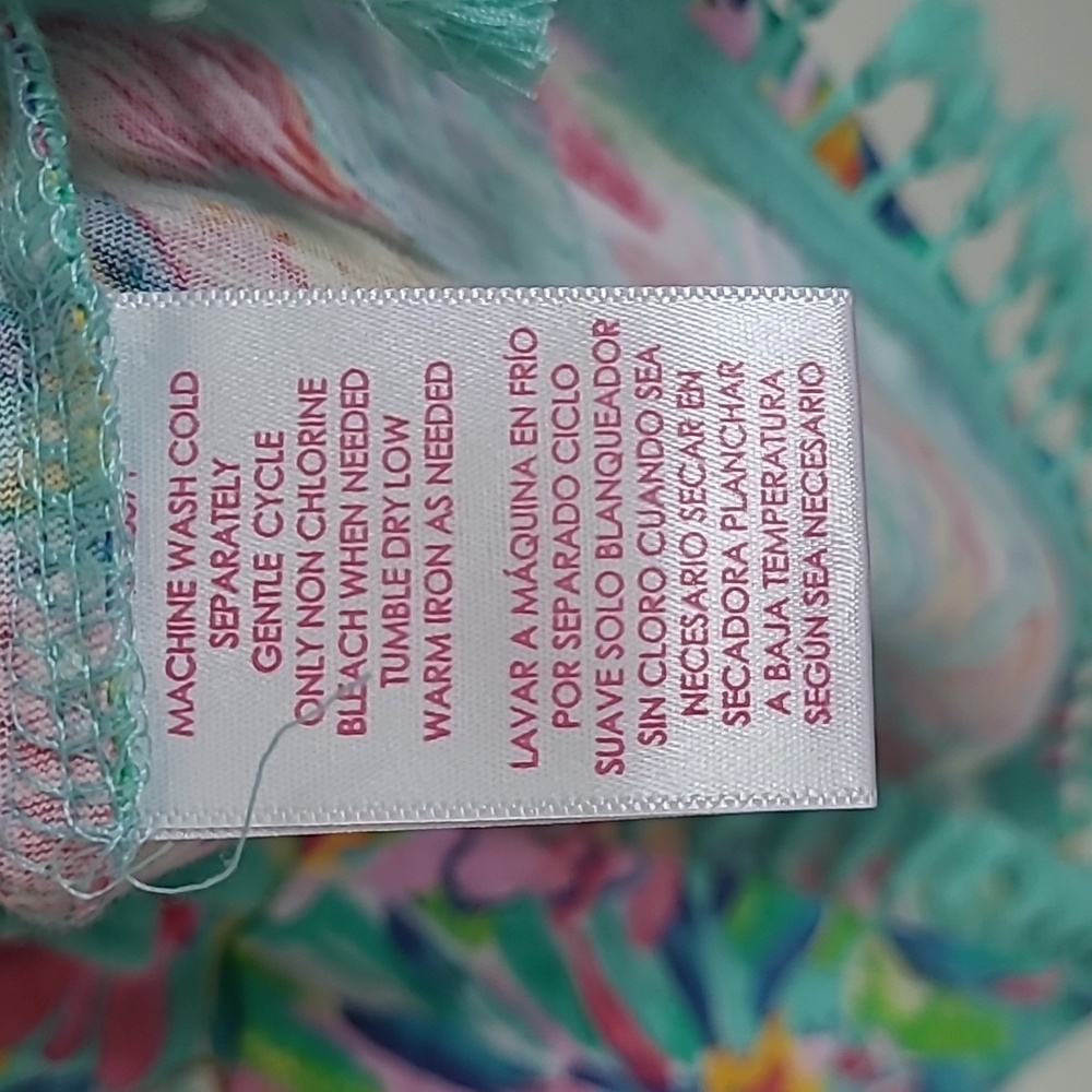 Stella Parker  Floral 3/4 Sleeve Women's Top Size L - Picture 6 of 6